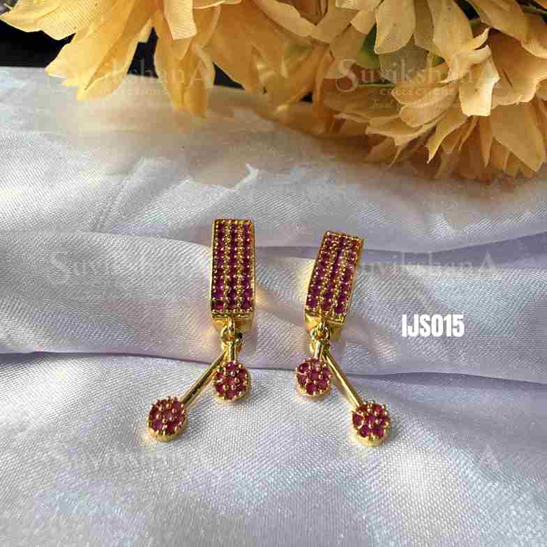Impon J stud (8)_11zon Elite Crimson Earrings - Image 1