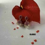 Pink Sparkle AD Jhumka