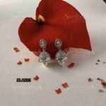 Premium White Stone Jhumka
