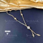 White Stone Micro Chain