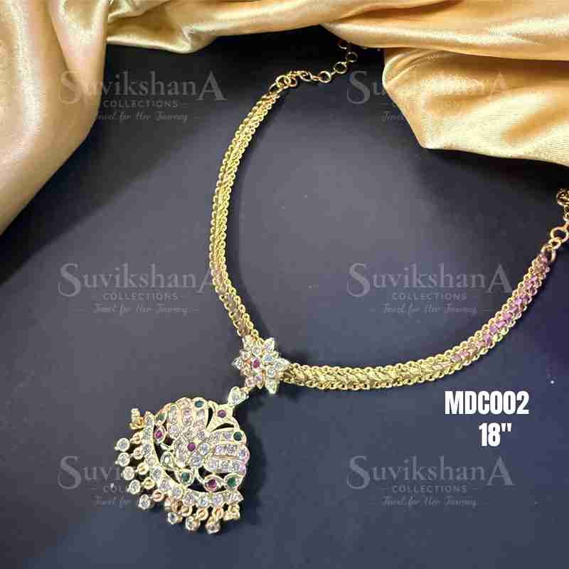 MP8_11zon Traditional Peacock Neckpiece - Image 1