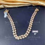 White Heart Impon Anklet