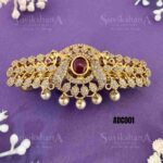 Diamond Touch Peacock Clip
