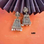 Pearl Drop Temple Jhumka