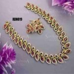 Blush Leaf Necklace Set