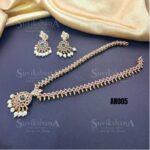 Royal Pink Stone Necklace