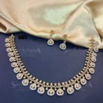 Diamond Drop Necklace Set