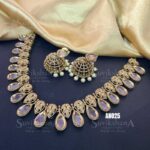 Pearl Jhumka Necklace Set