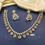 Sunflower Stone Necklace Set