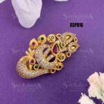 Emerald Feather Pin