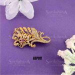 Classic Floral Stone Pin