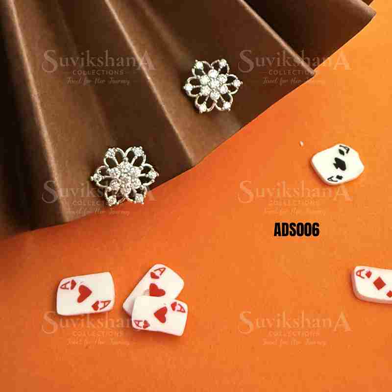 studs (1)_11zon Floral Crystal Studs - Image 1