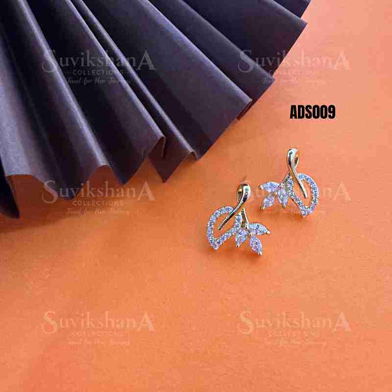 studs (2)_11zon Leaf Spark Studs - Image 1