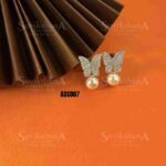 Butterfly Pearl Studs
